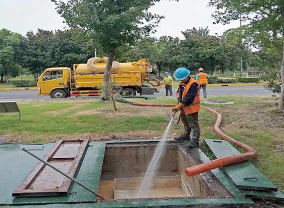 英山化油池清理